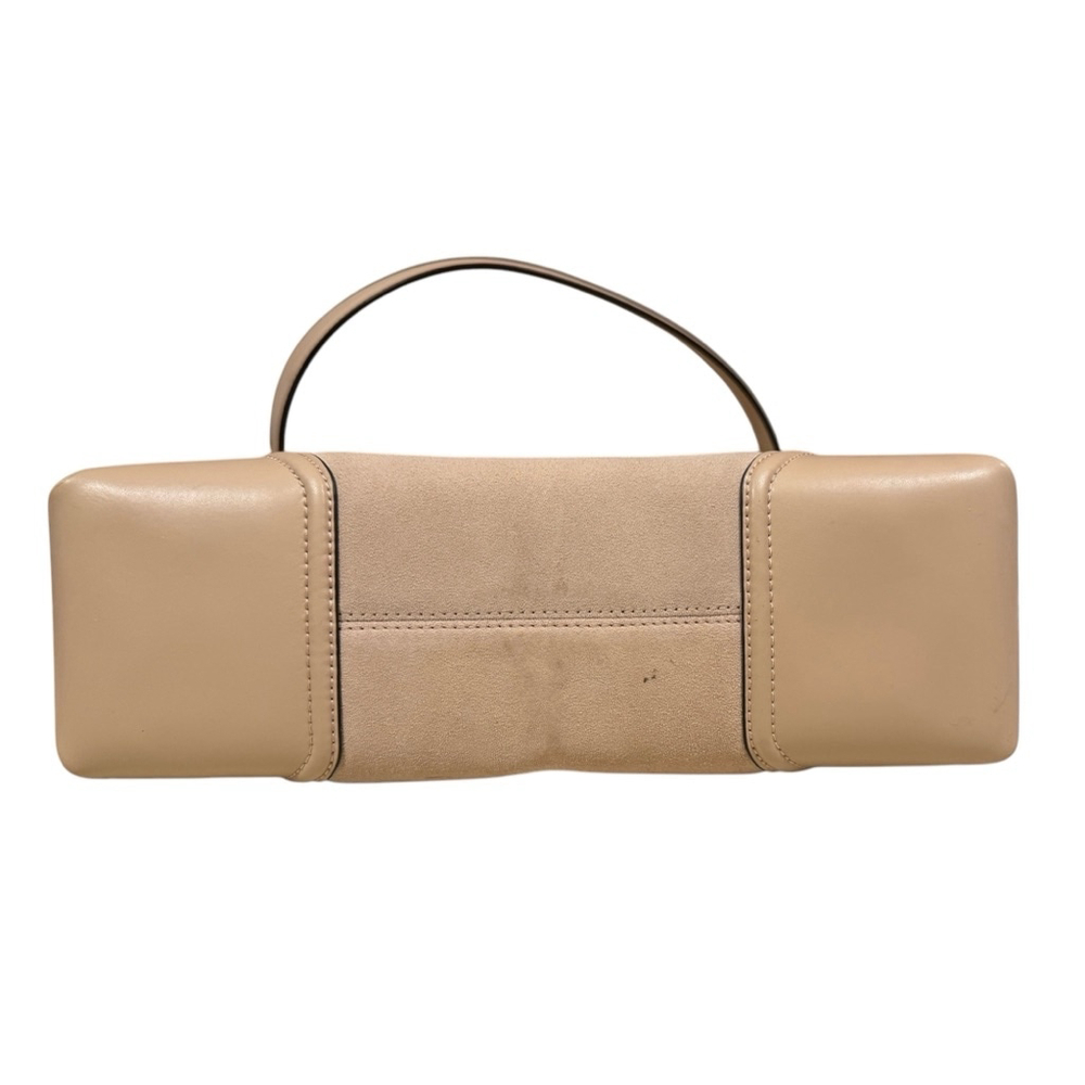 Michael Kors Nicole Medium Leather Suede Shoulder Handbag Powder Blush Solid - Picture 12 of 13